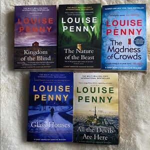 Lot of 5 Louise Penny paperback books NEW